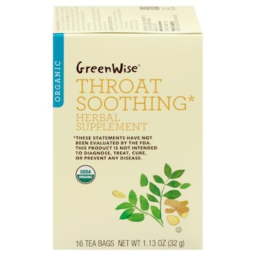 GreenWise Throat Soothing, Organic, Bags