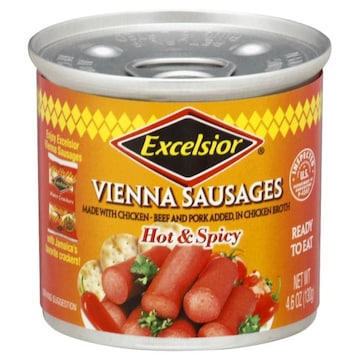Excelsior Sausages, Hot & Spicy, Vienna