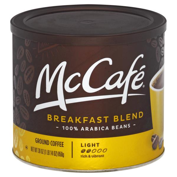 McCafe Coffee, Ground, Breakfast Blend, Light Publix Super Markets