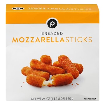 Publix Mozzarella Sticks, Breaded