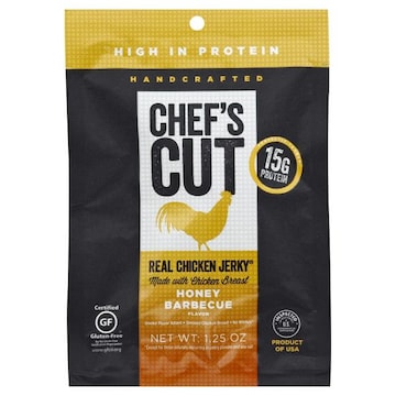 Chef's Cut Jerky Jerky, Real Turkey, Honey Barbecue