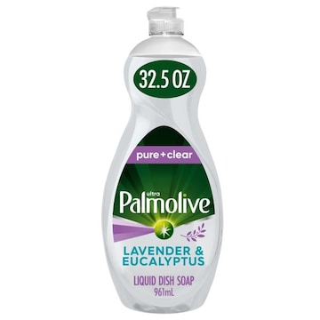 Palmolive Ultra Pure + Clear Dishwashing Liquid Dish Soap, Lavender & Eucalyptus