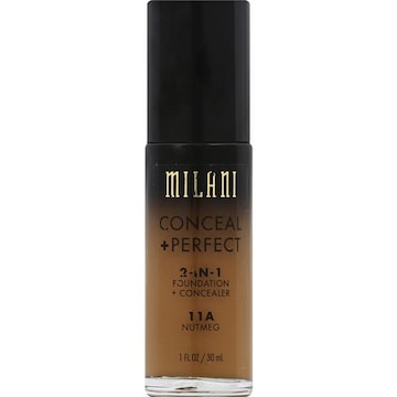 Milani Conceal + Perfect Foundation + Concealer, 2-in-1, Nutmeg 11A