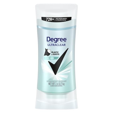 Degree MotionSense Antiperspirant, Invisible Solid, Ultraclear, Black + White, Pure Rain
