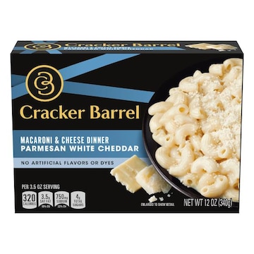 Cracker Barrel Parmesan White Cheddar Macaroni and Cheese Dinner