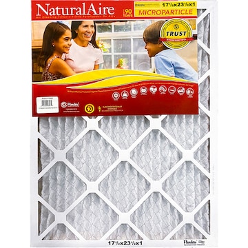 Natural Aire Air Cleaning Filter, Microparticle, 17-1/2 x 23-1/2 x 1