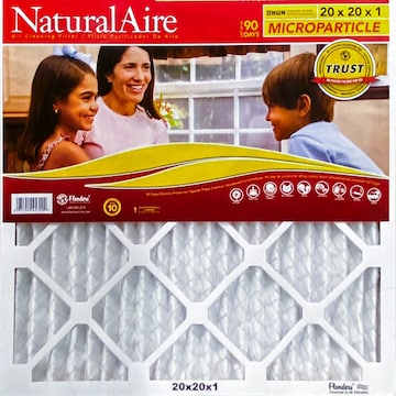 Natural Aire Air Cleaning Filters, Microparticle, 20 x 20 x 1