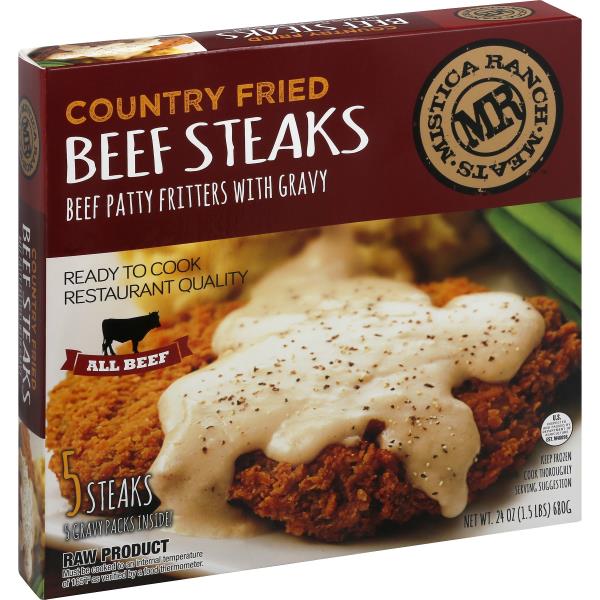 Mistica Ranch Meats Steaks, Beef, Country Fried Publix Super Markets