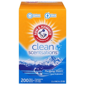 Arm & Hammer Clean Scentsations Purifying Waters Fabric Softener Sheets