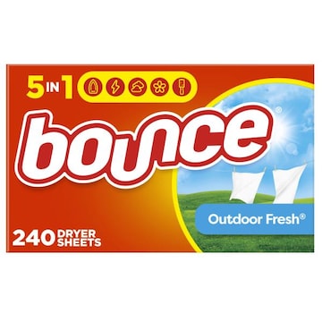 Bounce Bounce Fabric Softener Sheets, Outdoor Fresh Scent, 240 Count
