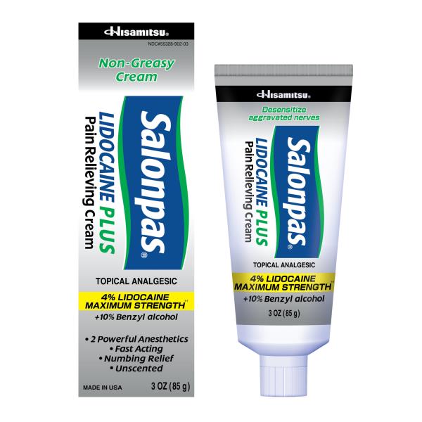 Salonpas Pain Relieving Cream, Lidocaine Plus | Publix Super Markets