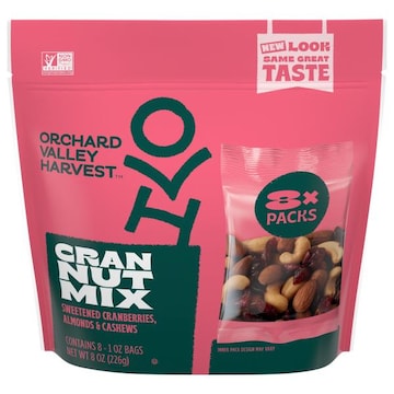 Orchard Valley Harvest Cran Nut Mix, 8 Pack