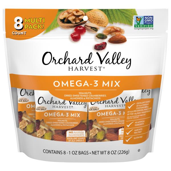 Orchard Valley Harvest Omega-3 Mix, 8 Pack | Publix Super Markets