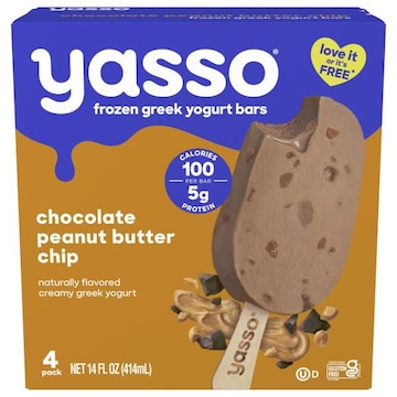 Yasso Yogurt Bars, Chocolate Peanut Butter Chip, Greek