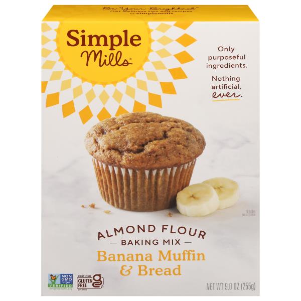 Simple Mills Baking Mix, Banana Muffin & Bread, Almond Flour Publix