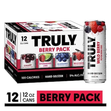 TRULY Hard Seltzer Berry Variety Mix Pack