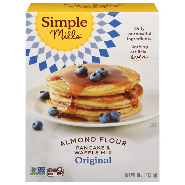 Simple Mills Pancake & Waffle, Baking Mix, Almond Flour Publix Super