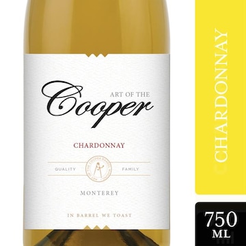 Art of the Cooper California Chardonnay White Wine, 750mL, 14.5% ABV