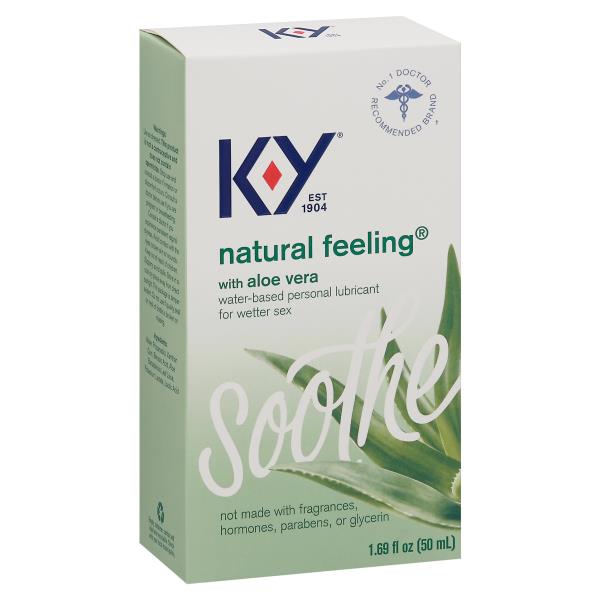 KY Natural Feeling Personal Lubricant, with Aloe Vera, Soothe Publix