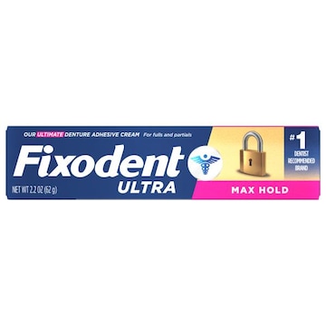 Fixodent Ultra Denture Adhesive Cream, Max Hold