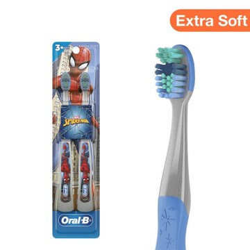 Oral-B Pro Health Stages Kid's Manual Toothbrush featuring Marvel's Spiderman, Soft Bristles