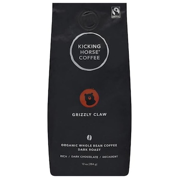Kicking Horse Coffee Grizzly Claw Dark Roast Whole Bean Organic Coffee