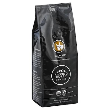Kicking Horse Coffee Coffee, Whole Bean, Medium, Smart Ass