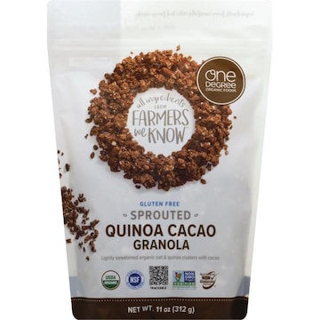 One Degree Organic Foods Granola, Sprouted, Quinoa Cacao