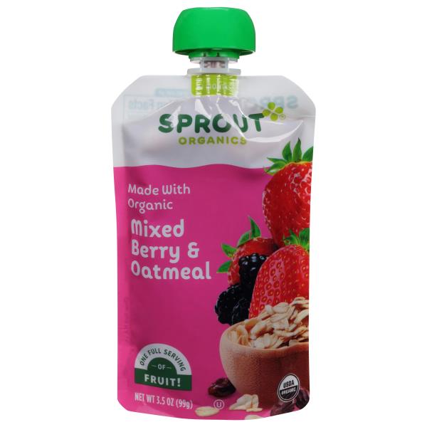 Sprout Organics Mixed Berry & Oatmeal Publix Super Markets