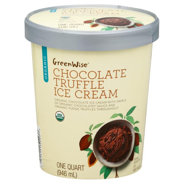GreenWise Ice Cream, Organic, Chocolate Truffle Publix Super Markets