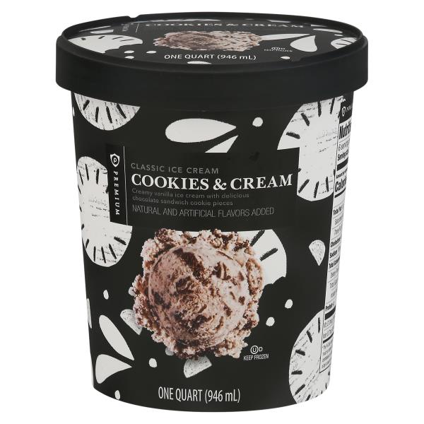Publix Ice Cream, Classic, Cookies & Cream Publix Super Markets
