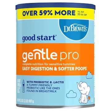 Dr. Brown's Good Start Milk-Based Powder with Iron Gentle Pro 0 to 12 Months Infant Formula