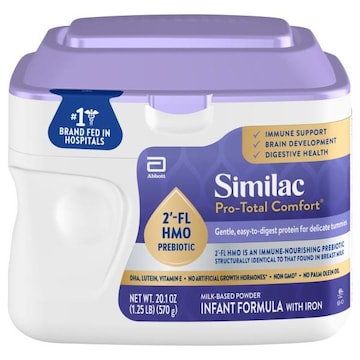 Similac Pro-Total Comfort Infant Formula, with Iron, Milk Based Powder