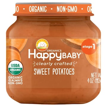 HappyBaby Organics Stage 1 Sweet Potatoes