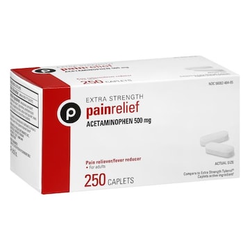 Publix Pain Relief, Extra Strength, 500 mg, Caplets