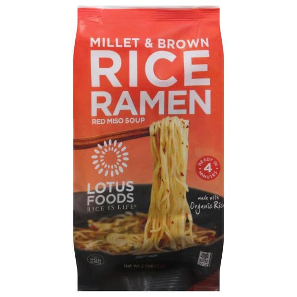 Lotus Foods Rice Ramen Red Miso Soup, Millet & Brown Publix Super Markets