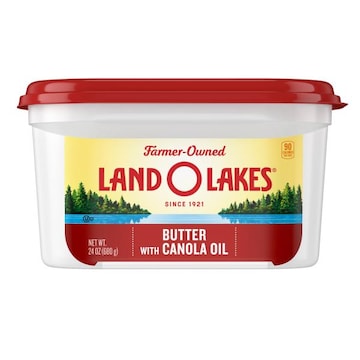 Land O Lakes 24 oz, Spreadable Butter with Canola Oil