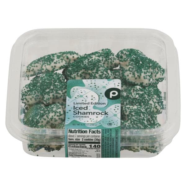 Iced Shamrock Cookies Publix Super Markets