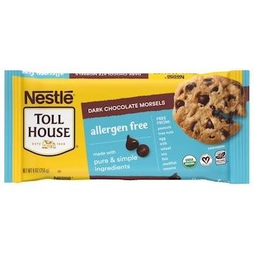 Toll House Morsels, Organic, Dark Chocolate, Allergen Free