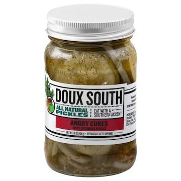 Doux South Cucumber Pickles, Spicy, Angry Cukes