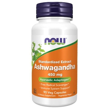 Now Ashwagandha 450mg Dietary Supplement, Ayurvedic Adaptogen