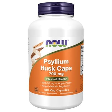 NOW Psyllium Husk Caps, 700 mg, Veg Capsules