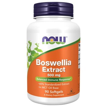 NOW Boswellia Extract, 500 mg, Softgels