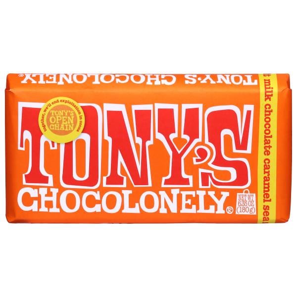 Tony's Chocolonely Caramel Sea Salt Milk Chocolate | Publix Super