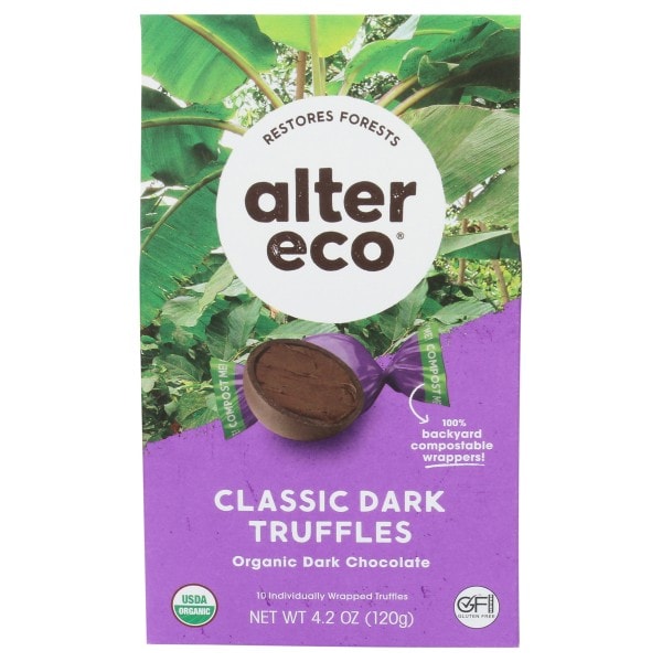 Alter Eco Organic Dark Chocolate Classic Dark Truffles | Publix