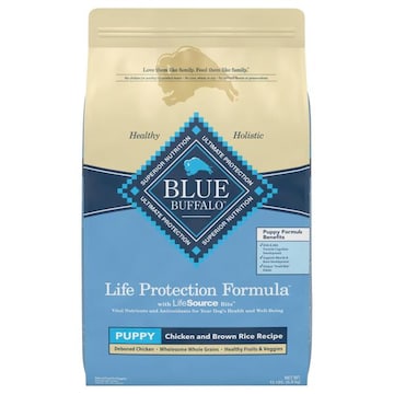 Blue Buffalo Blue Life Protection Formula Natural Chicken and Brown Rice Recipe Food for Puppies