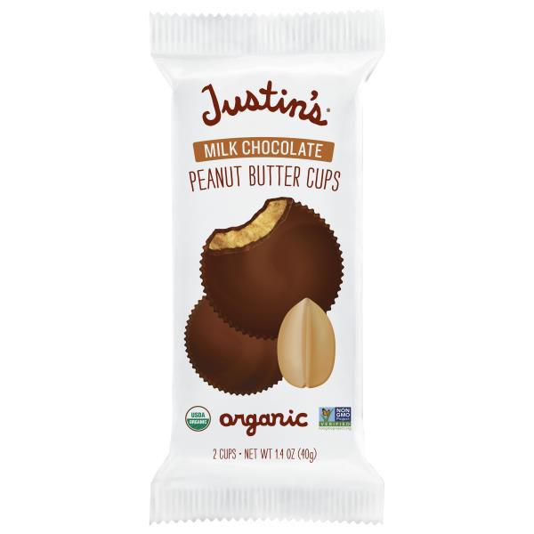 Justin's Peanut Butter Cups, Organic, Milk Chocolate | Publix Super Markets