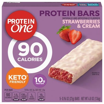 Protein One Protein Bars, Strawberries & Cream