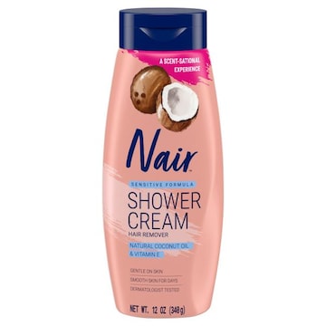 Nair Shower Cream Natural Coconut Oil & Vitamin E Hair Remover