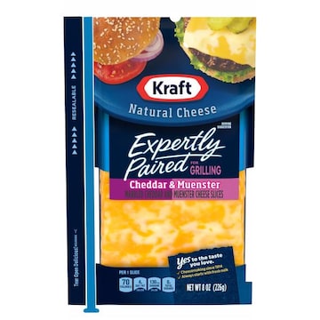Kraft Expertly Paired Cheddar & Muenster Slices